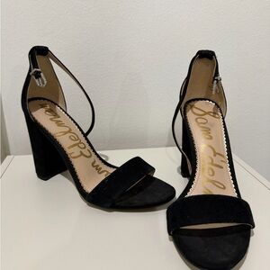 Sam Edelman Black Suede Heels